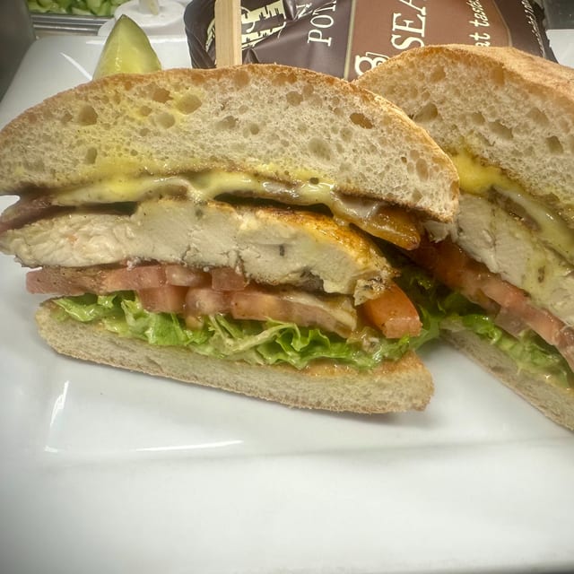Honey Mustard Chicken Sandwich.