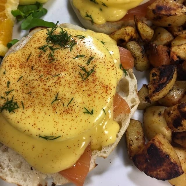 Smoked Salmon Benedict.