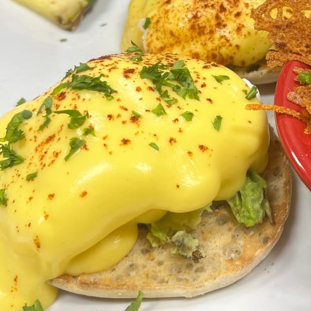 Avocado Benedict.