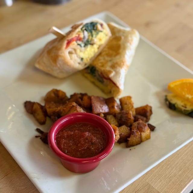 Veggie Breakfast Wrap.